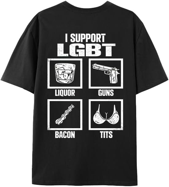 (Back) Funny I Support LGBT Bisexual Transgender Lesbian Gay Pride T-Shirt 5XL різнокольоровий
(Back) Funny I Support LGBT Bisexual Transgender Lesbian Gay Pride T-Shirt 5XL різнокольоровий