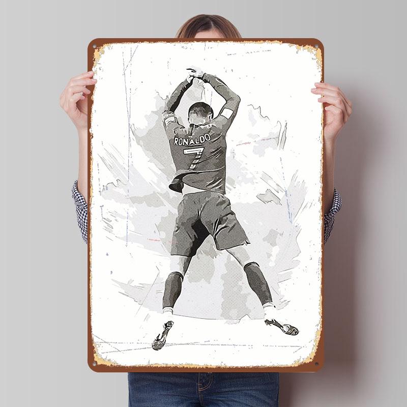 Soccer Legendary Vintage Tinplate Poster Customized Wall Art Vintage Metal Signs Retro Tin Plaque for Aesthetic Room Decor Men 7.9x11.8In(20x30cm)
Soccer Legendary Vintage Tinplate Poster Customized Wall Art Vintage Metal Signs Retro Tin Plaque for Aesthetic Room Decor Men 7.9x11.8In(20x30cm)
