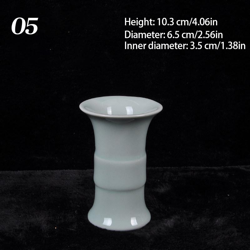 Antique Celadon Ceramic Vase Crackle Glaze Incense Tool Holder Hydroponic Vase Chinese Style Desktop Decoration Ornaments
Antique Celadon Ceramic Vase Crackle Glaze Incense Tool Holder Hydroponic Vase Chinese Style Desktop Decoration Ornaments