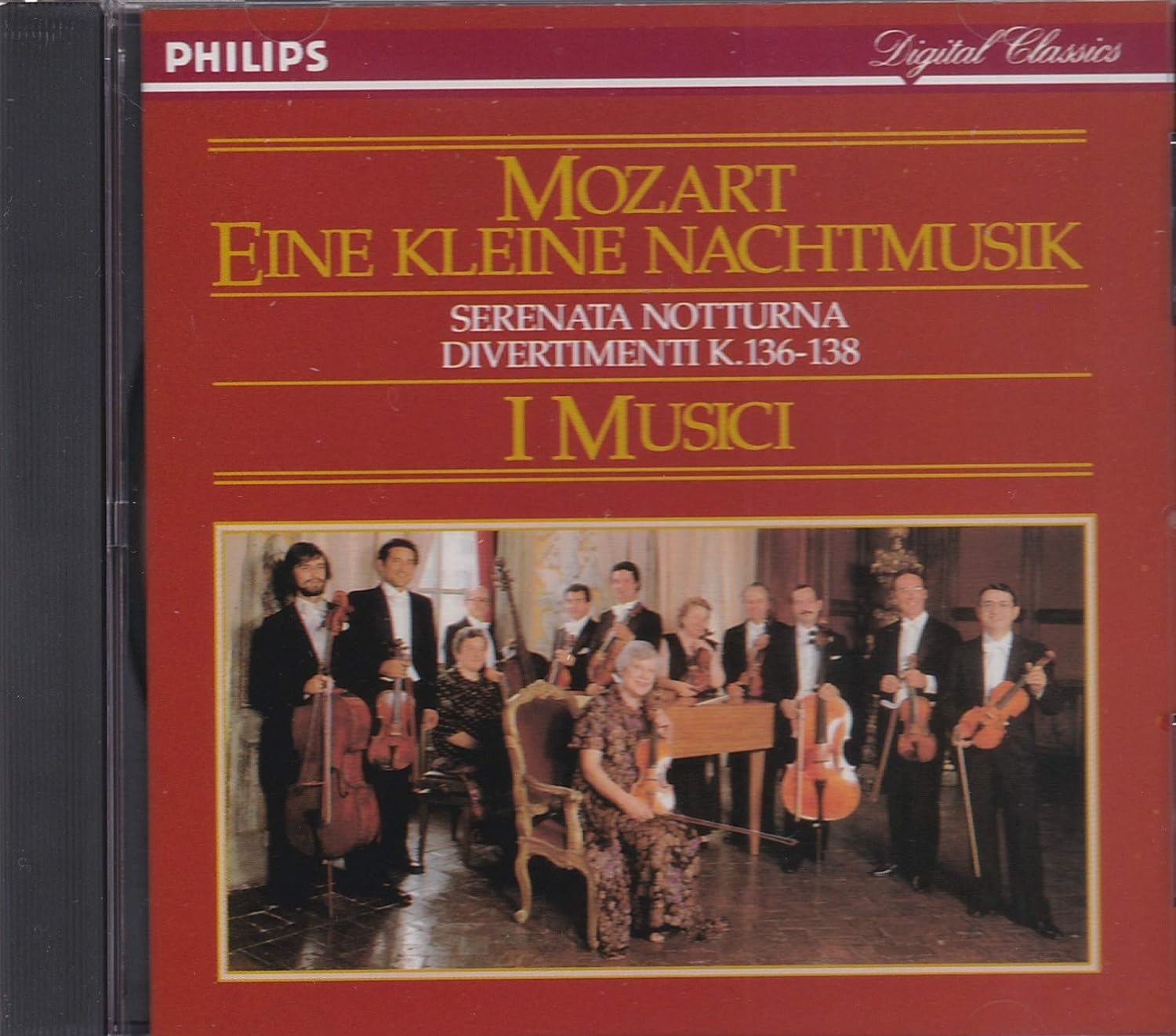 CD I MUSICI ENSEMBLE; MOZART - Eine Kleine Nachtmusik *Serenade No PHCP9306 Japan ObiClassical Used
CD I MUSICI ENSEMBLE; MOZART - Eine Kleine Nachtmusik *Serenade No PHCP9306 Japan ObiClassical Used