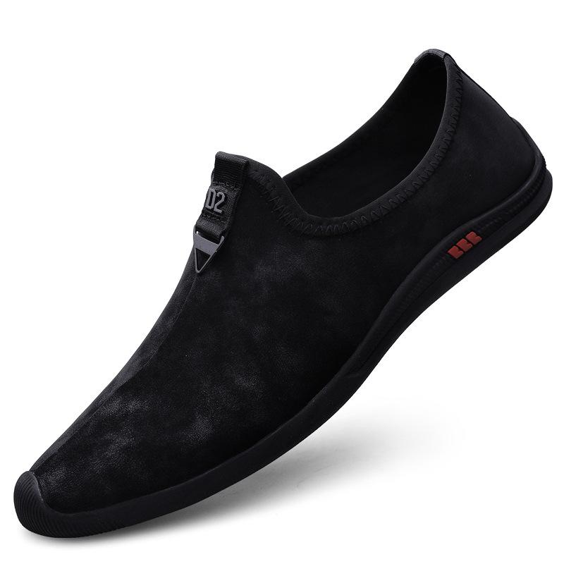 2025 autumn new breathable casual leather shoes lazy one-pedal men s flat shoes trendy men s loafers mesh shoes 38 чорний
2025 autumn new breathable casual leather shoes lazy one-pedal men s flat shoes trendy men s loafers mesh shoes 38 чорний