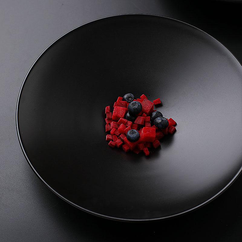 Matte Black Ceramic Plate 8/10 Inch Pasta Western Plate Restaurant Tableware Set Large Soup Bowl Cooking Dishes Kitchen Utensils
Matte Black Ceramic Plate 8/10 Inch Pasta Western Plate Restaurant Tableware Set Large Soup Bowl Cooking Dishes Kitchen Utensils