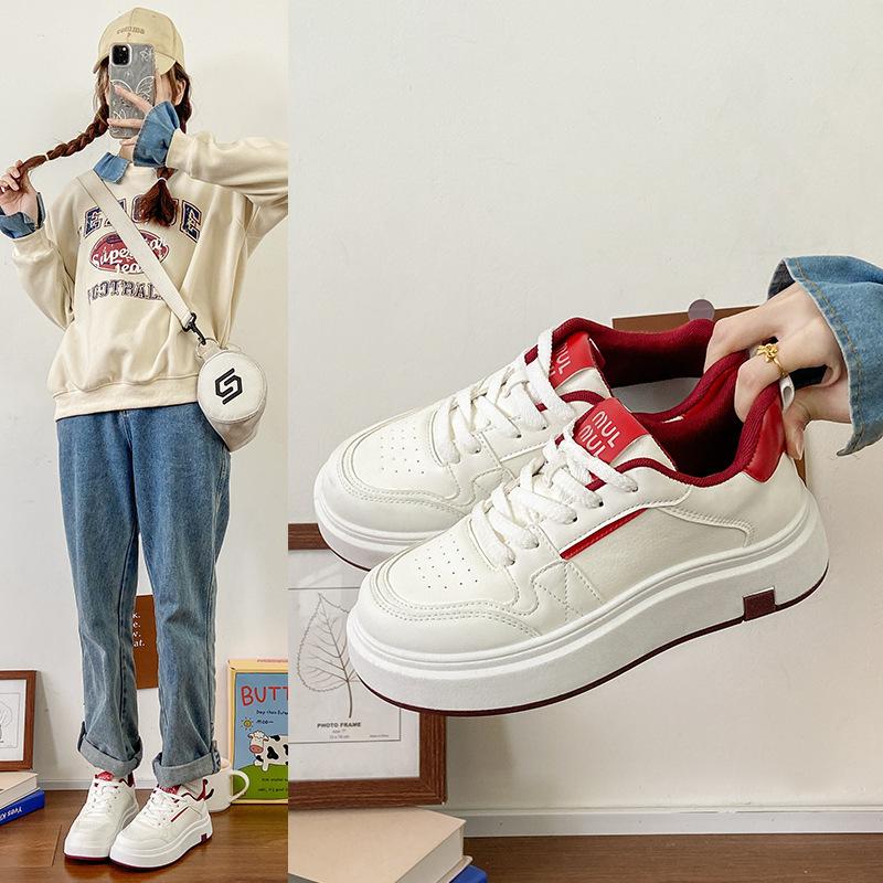 Muffin sole little white shoes women s 2025 spring and autumn new thick sole heightening soft sole casual sports board shoes women s versatile 35 красный
Muffin sole little white shoes women s 2025 spring and autumn new thick sole heightening soft sole casual sports board shoes women s versatile 35 красный