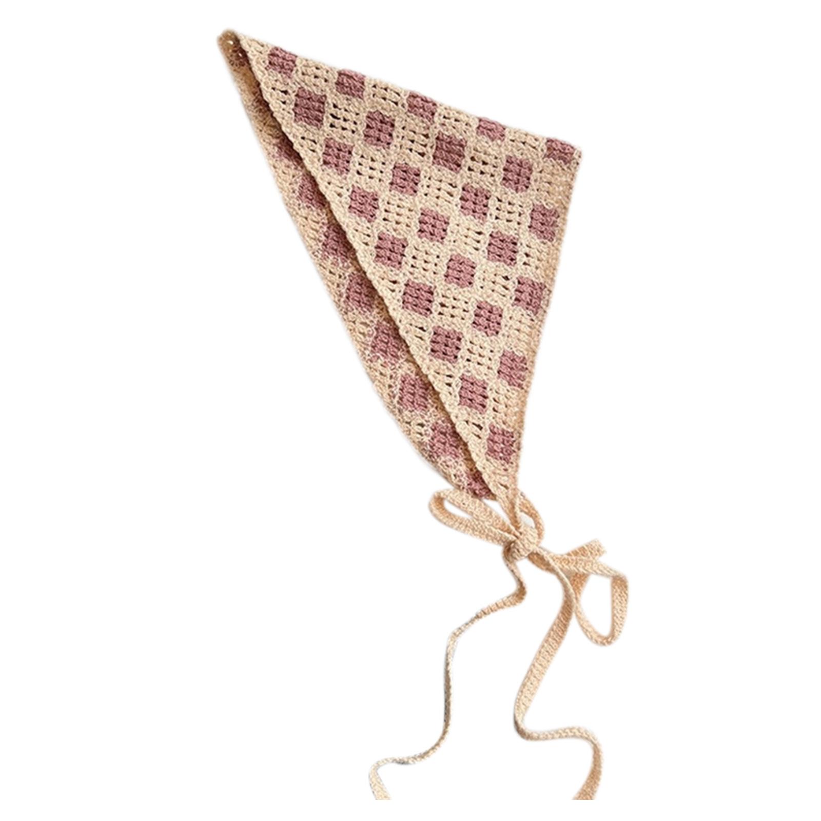 Spring Knit Plaids Headscarf for Female Elegant Lady Headpiece Decorative Hairband Music Festival Women Head Accessories
Spring Knit Plaids Headscarf for Female Elegant Lady Headpiece Decorative Hairband Music Festival Women Head Accessories