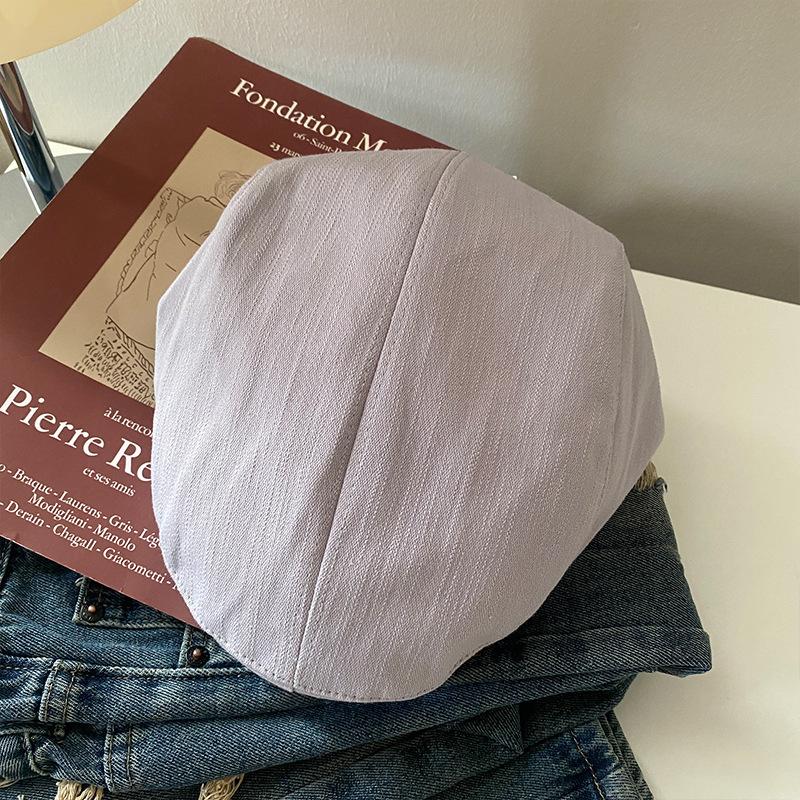 Zhang Jingyi cotton and linen forward hat women s summer thin face little beret newsboy hat M(56-58cm) світло-сірого кольору
Zhang Jingyi cotton and linen forward hat women s summer thin face little beret newsboy hat M(56-58cm) світло-сірого кольору