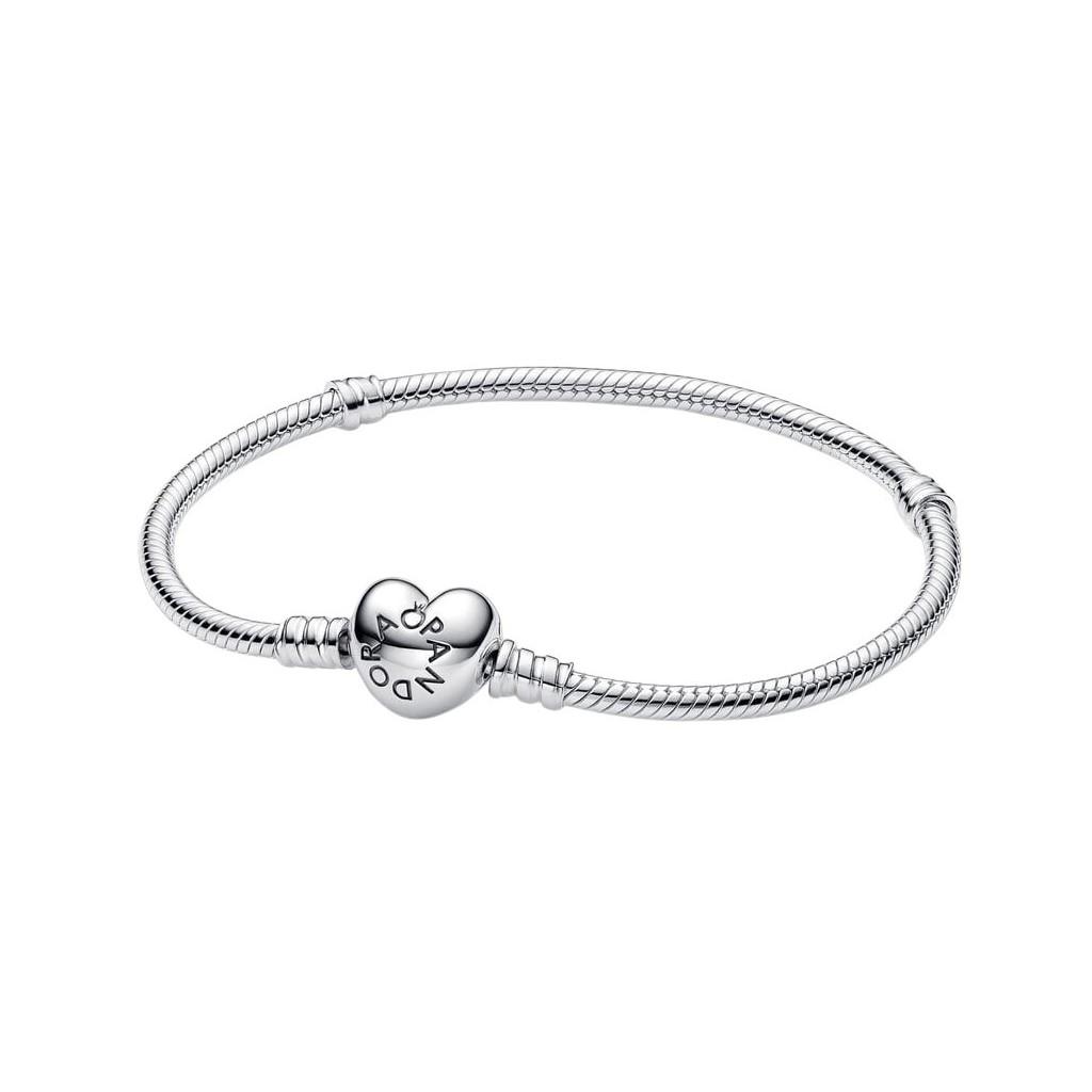 Серебряный браслет Pandora Moments с застежкой в форме сердца 590719-18 для женщин серебряный
Серебряный браслет Pandora Moments с застежкой в форме сердца 590719-18 для женщин серебряный