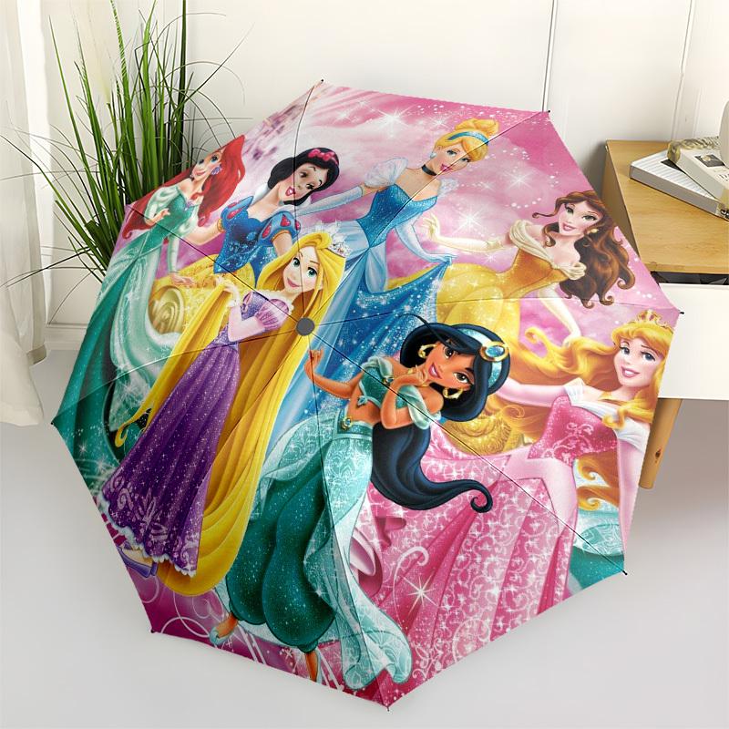 Princesses, Fantasy Themed Automatic Opening and Closing Umbrella, Brightly Colored 8-rib Portable Umbrella
Princesses, Fantasy Themed Automatic Opening and Closing Umbrella, Brightly Colored 8-rib Portable Umbrella