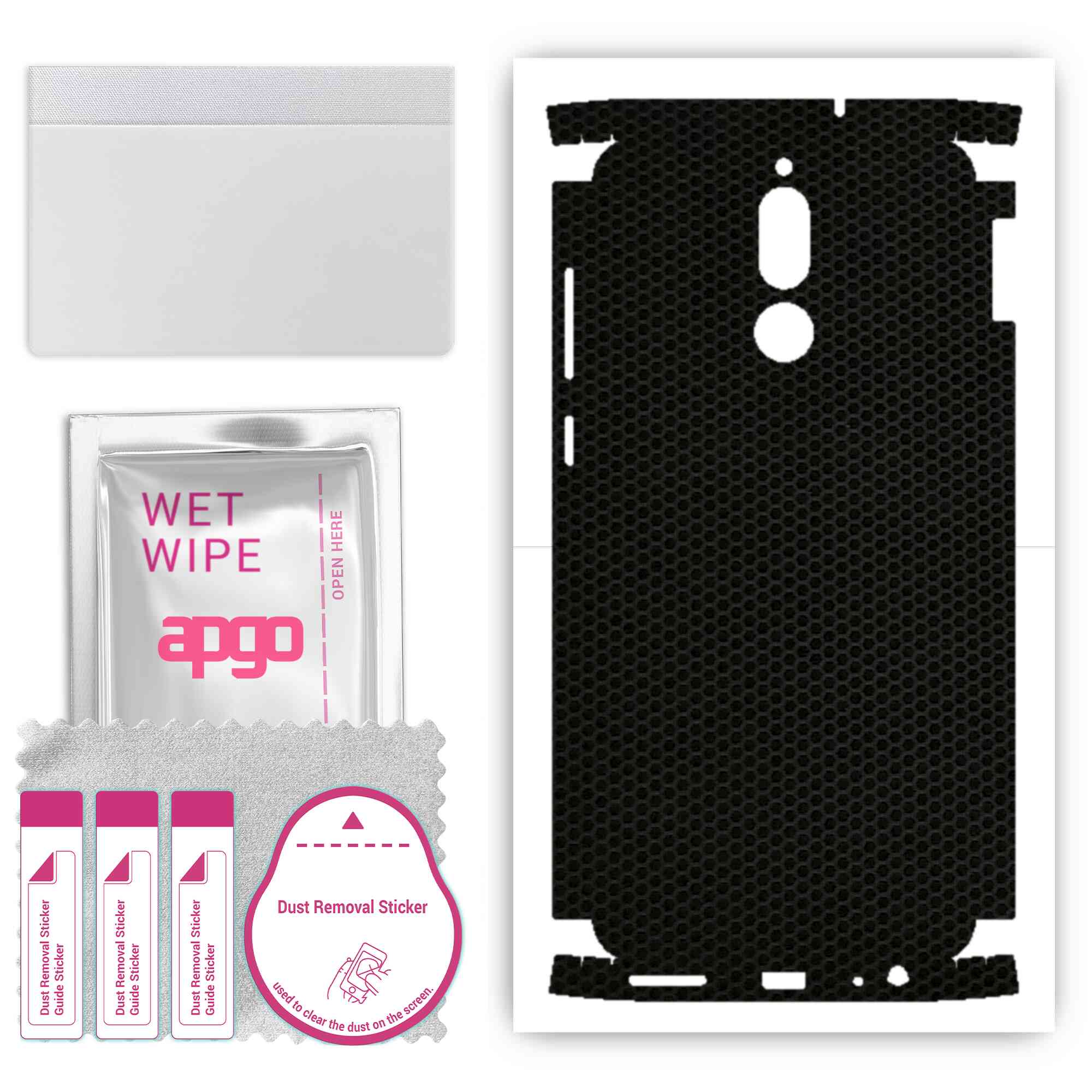 Apgo Protective Skin Sticker for the back+sides compatible with Huawei Mate 10 Lite, Full Wrap Film, Foil, Vinyl - Pattern Matrix 
Apgo Protective Skin Sticker for the back+sides compatible with Huawei Mate 10 Lite, Full Wrap Film, Foil, Vinyl - Pattern Matrix