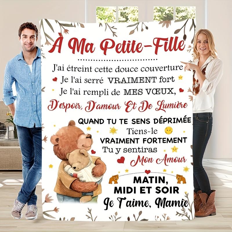 1pc Cozy Flannel Blanket with Adorable Bear Hug Design – Soft, Warm, and Perfect for All Seasons – Ideal Gift for Granddaughters 70x100cm
1pc Cozy Flannel Blanket with Adorable Bear Hug Design – Soft, Warm, and Perfect for All Seasons – Ideal Gift for Granddaughters 70x100cm