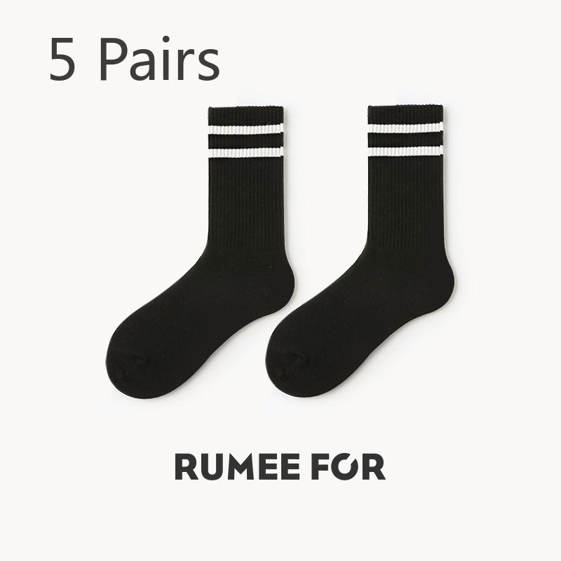 5 Pairs of Female Spring and Summer Simple Pure Color Sports Breathable Boneless Tube Socks 5 Pairs чёрный
5 Pairs of Female Spring and Summer Simple Pure Color Sports Breathable Boneless Tube Socks 5 Pairs чёрный