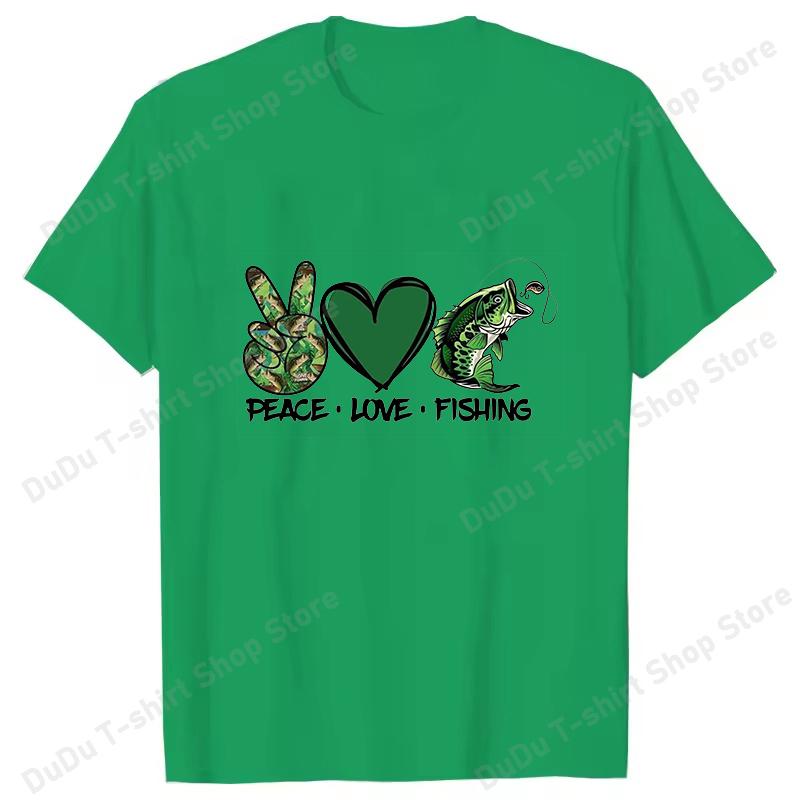 New Peace Love Fshing Printing Tshirt Women Unisex Tees Round Neck Tshirt Unisex Fishing Enthusiast Summer Short Sleeve Tops 4XL
New Peace Love Fshing Printing Tshirt Women Unisex Tees Round Neck Tshirt Unisex Fishing Enthusiast Summer Short Sleeve Tops 4XL