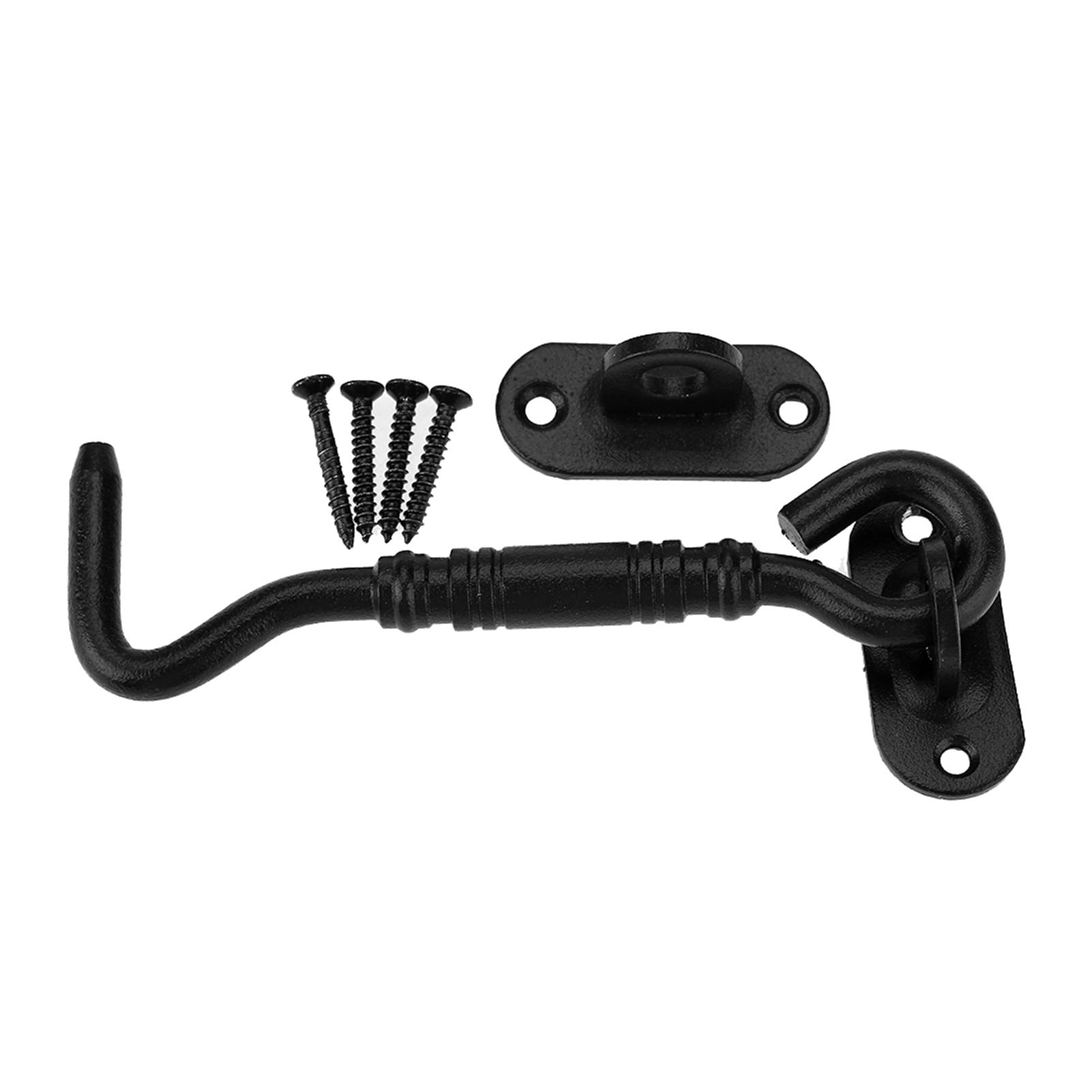 Black Color 201 Stainless Steel Cabin Hook and Eye Latch Lock for Shed Gate Door Window
Black Color 201 Stainless Steel Cabin Hook and Eye Latch Lock for Shed Gate Door Window