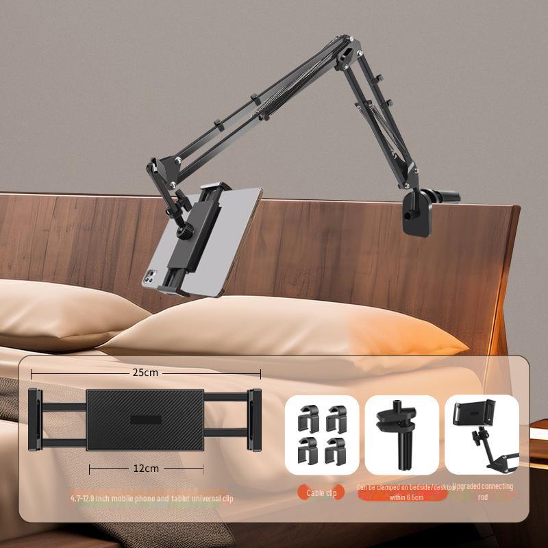 Ленивый держатель для мобильного телефона и планшета: Подходит для iPad, кровати, рабочего стола; Складная консольная конструкция для съемки сверху и использования у кровати.
Ленивый держатель для мобильного телефона и планшета: Подходит для iPad, кровати, рабочего стола; Складная консольная конструкция для съемки сверху и использования у кровати.
