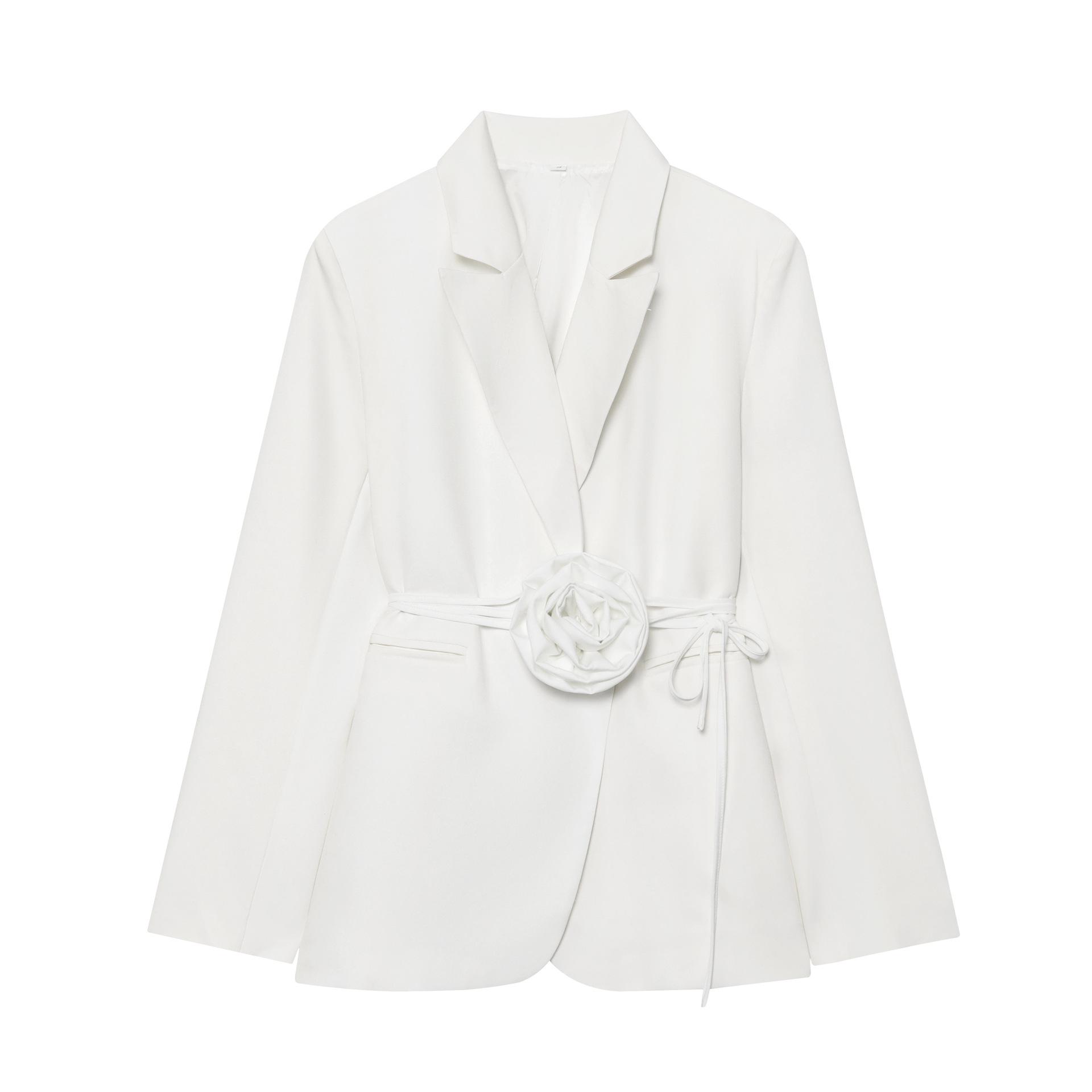 European & American Style Women s Floral Tie-up Suit Jacket Medium білий
European & American Style Women s Floral Tie-up Suit Jacket Medium білий