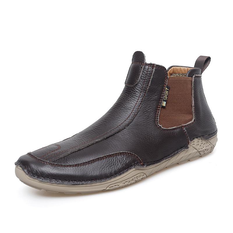 2025 winter men s shoes casual large size overshoes men s Gaobang leather shoes men s 46 коричневий
2025 winter men s shoes casual large size overshoes men s Gaobang leather shoes men s 46 коричневий