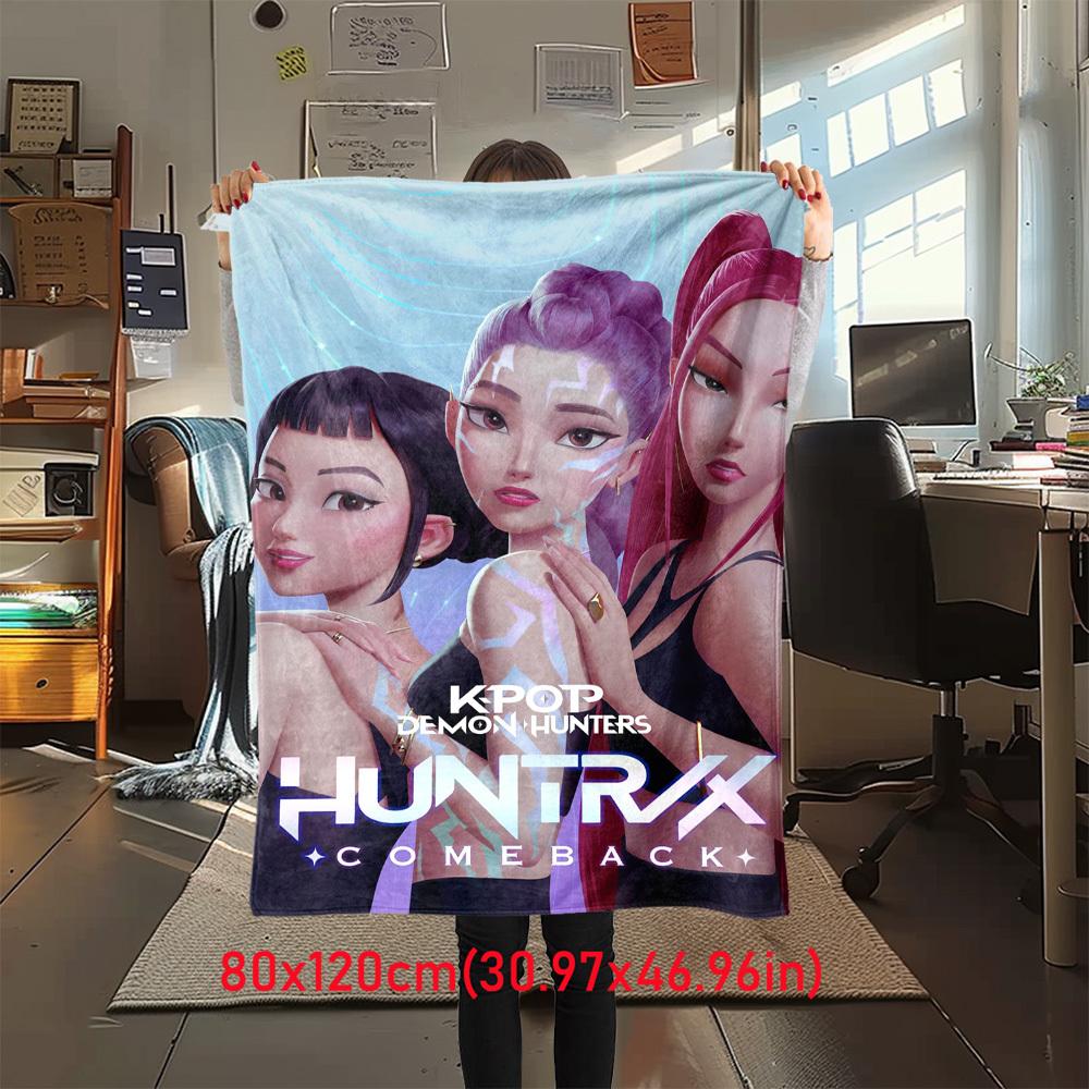 1Pc K-Pop, Demon Hunters Print Flannel Blanket, High quality Digital Printing, Comfortable for All Seasons, Home DecorGifts821038 80x120cm
1Pc K-Pop, Demon Hunters Print Flannel Blanket, High quality Digital Printing, Comfortable for All Seasons, Home DecorGifts821038 80x120cm