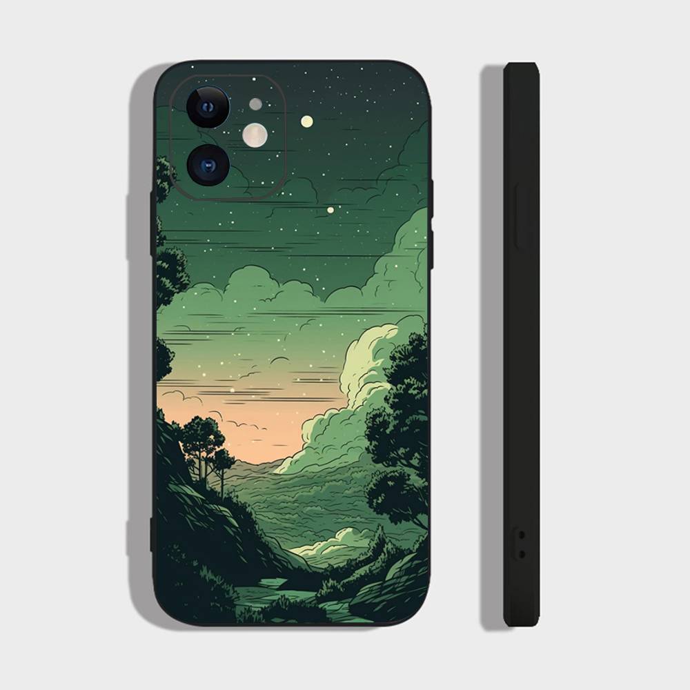 Green Scenery Clouds Phone Case For IPhone 17 Air 16 15 14 13 Pro Max 11 12 Black Silicone Cover IPHONE 17PROMAX
Green Scenery Clouds Phone Case For IPhone 17 Air 16 15 14 13 Pro Max 11 12 Black Silicone Cover IPHONE 17PROMAX
