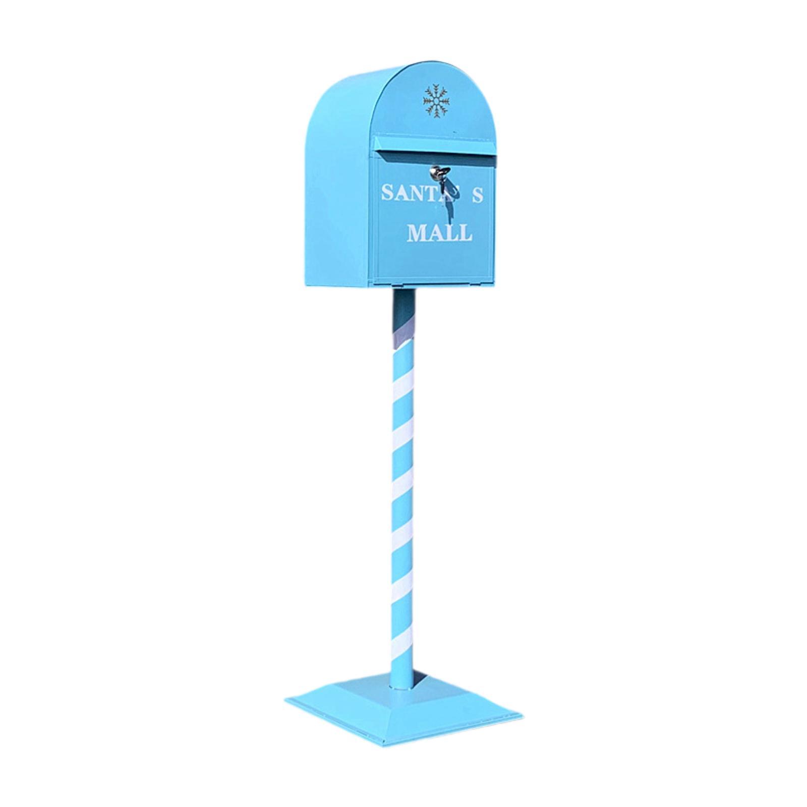 Metal Santa s Mail Holiday Mailbox Prop Height 120cm for Farmhouse Decor Multipurpose Xmas Post Yard Decoration светло-синий
Metal Santa s Mail Holiday Mailbox Prop Height 120cm for Farmhouse Decor Multipurpose Xmas Post Yard Decoration светло-синий