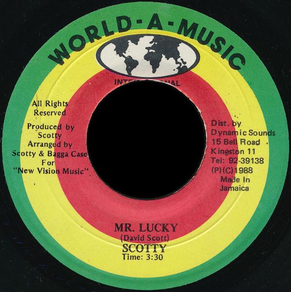 7inch Record SCOTTY - Mr. Lucky NONE World-A-Music I 1988 Jamaica Reggae, Ska & Dub Used
7inch Record SCOTTY - Mr. Lucky NONE World-A-Music I 1988 Jamaica Reggae, Ska & Dub Used