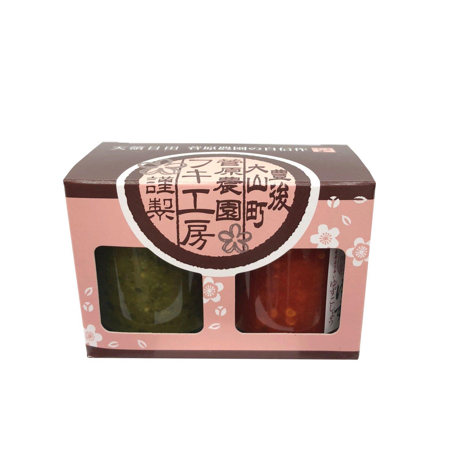 Sugawara Farm Butterbur Kobo Yuzu Pepper Set of Green Spicy and Spicy Spicy 50g x 2 2,
Sugawara Farm Butterbur Kobo Yuzu Pepper Set of Green Spicy and Spicy Spicy 50g x 2 2,