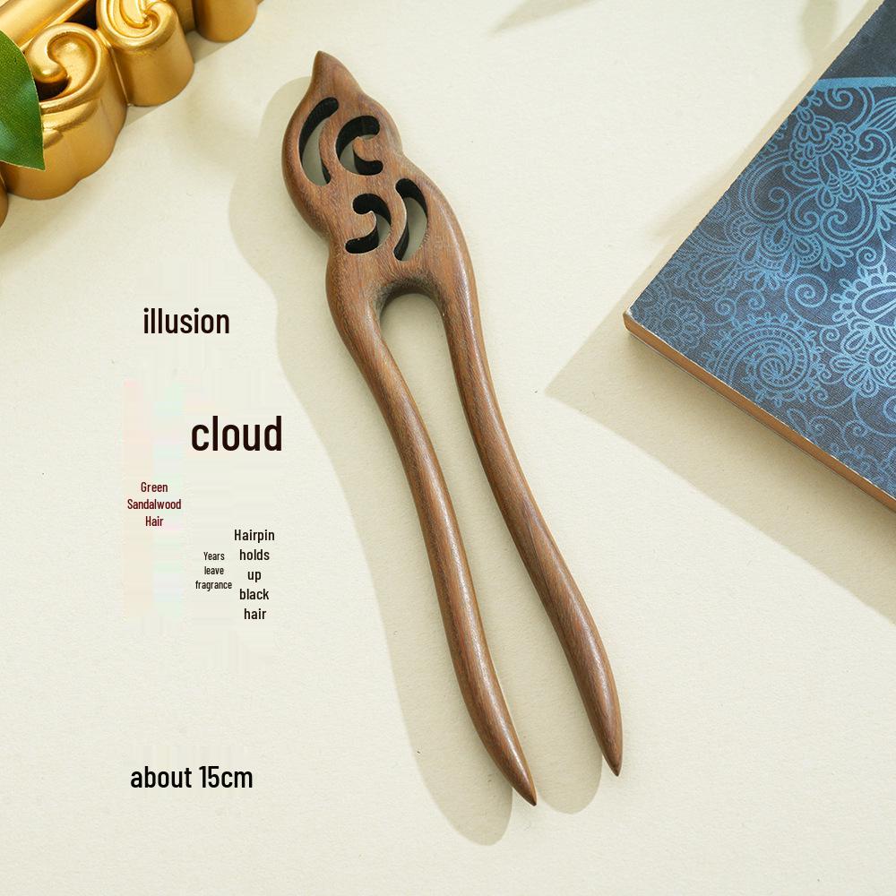 Handmade Wooden U-Shaped Double Hairpin: Ancient Style Updo Accessory for Hanfu
Handmade Wooden U-Shaped Double Hairpin: Ancient Style Updo Accessory for Hanfu