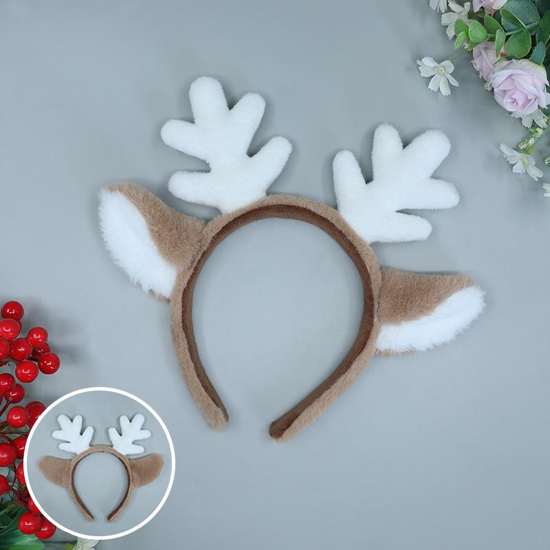Reindeer Antler Headband Fashion Cosplay Deer Ear Head Hoop Lolita Hair Bands Holiday Christmas Party Festival Hair Accessories
Reindeer Antler Headband Fashion Cosplay Deer Ear Head Hoop Lolita Hair Bands Holiday Christmas Party Festival Hair Accessories