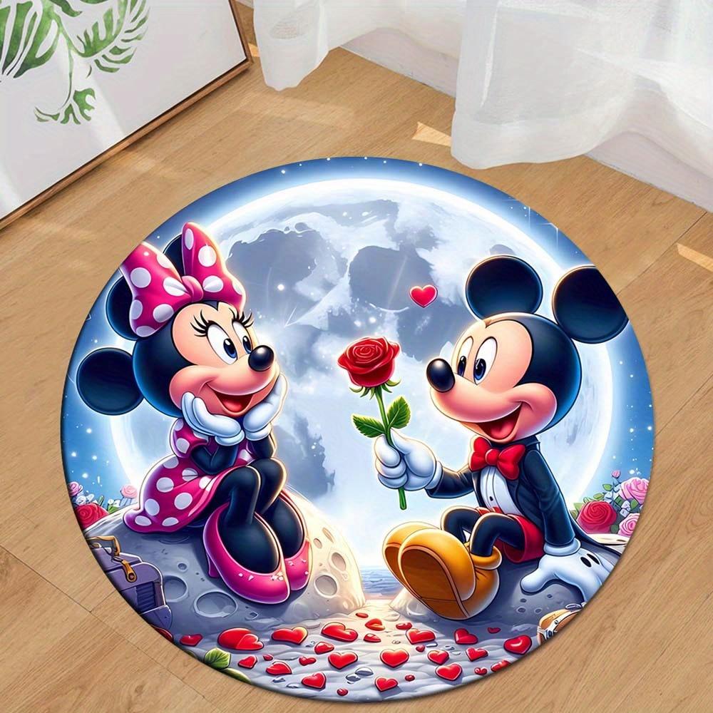 1pc Minnie&Mickey Christmas Round Area Rug , Playroom Bedroom Living Room Indoor Decor Rug , Perfect for Leisure Areas , Bedside , Cloakroom 80cm/31.5in
1pc Minnie&Mickey Christmas Round Area Rug , Playroom Bedroom Living Room Indoor Decor Rug , Perfect for Leisure Areas , Bedside , Cloakroom 80cm/31.5in