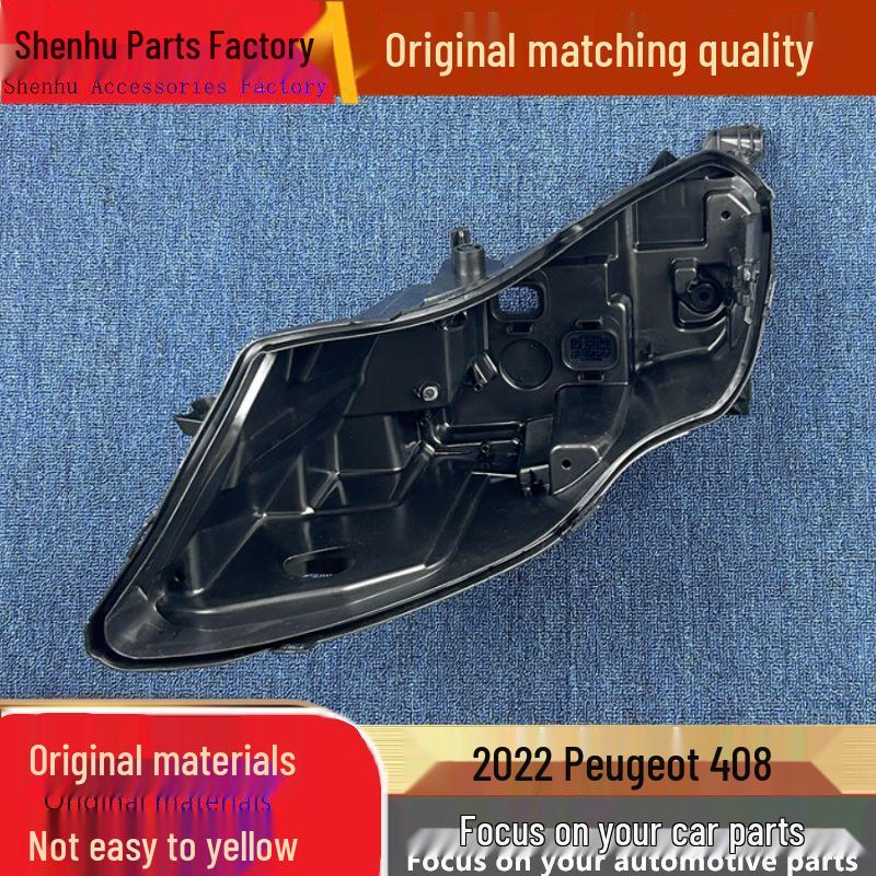 Black Plastic Rear Shell for 2022 Peugeot 408 Headlight and Rear Seat Standard Passenger Side - PP, 1 piece
Black Plastic Rear Shell for 2022 Peugeot 408 Headlight and Rear Seat Standard Passenger Side - PP, 1 piece