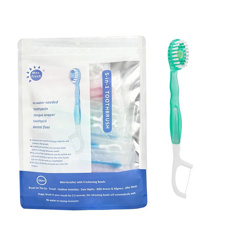 Disposable Mini Toothbrush with Flavors for Fresh Breath Multi-Functional Oral Care Travel Kit bag 26
Disposable Mini Toothbrush with Flavors for Fresh Breath Multi-Functional Oral Care Travel Kit bag 26