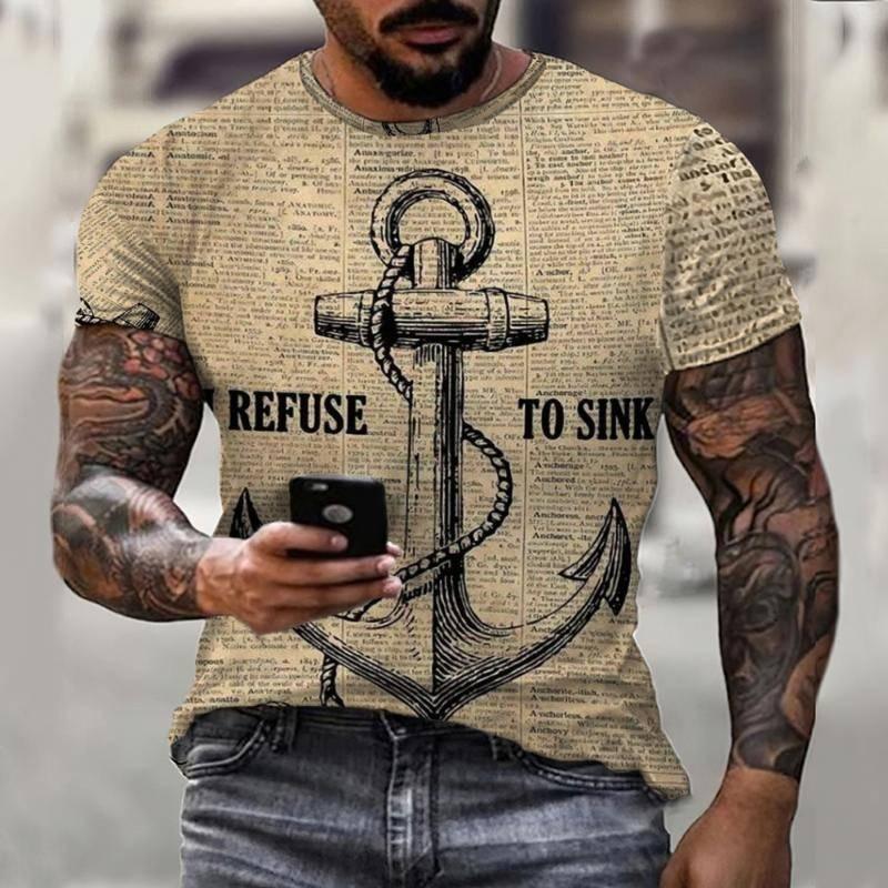 Мужская футболка Pirate Sailor Boat, летняя карта, якорь, 3D, мужской уличный повседневный модный топ с коротким рукавом 6XL
Мужская футболка Pirate Sailor Boat, летняя карта, якорь, 3D, мужской уличный повседневный модный топ с коротким рукавом 6XL