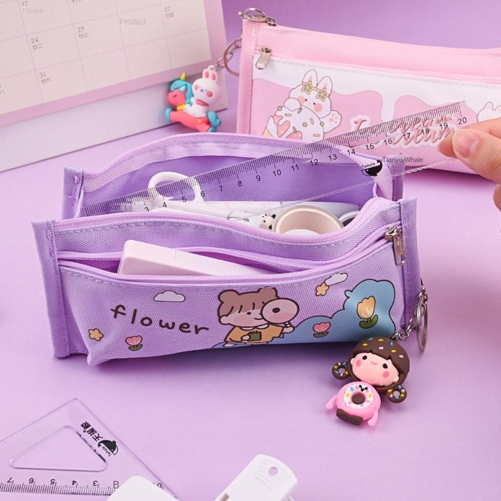 Multi-functional Cartoon Pencil Bag Large Capacity Bear Pencil Case Kawaii Cartoon Pen Bag Office
Multi-functional Cartoon Pencil Bag Large Capacity Bear Pencil Case Kawaii Cartoon Pen Bag Office