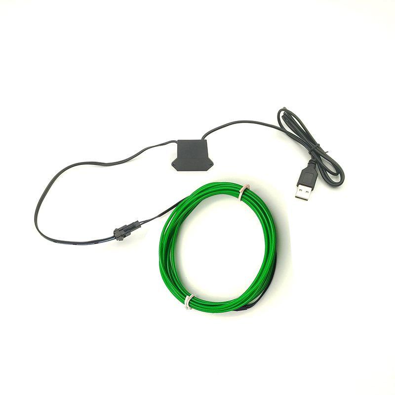 Vibrant Neon Led Light Glow El Wire String Rope For Stunning Party Decorations Green USB,5M
Vibrant Neon Led Light Glow El Wire String Rope For Stunning Party Decorations Green USB,5M