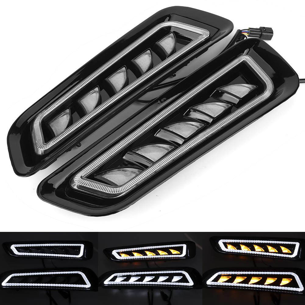 2pcs LED Daytime Running Lights Signal Lamp 3 Colors Fits for Ford F150 17 19
2pcs LED Daytime Running Lights Signal Lamp 3 Colors Fits for Ford F150 17 19