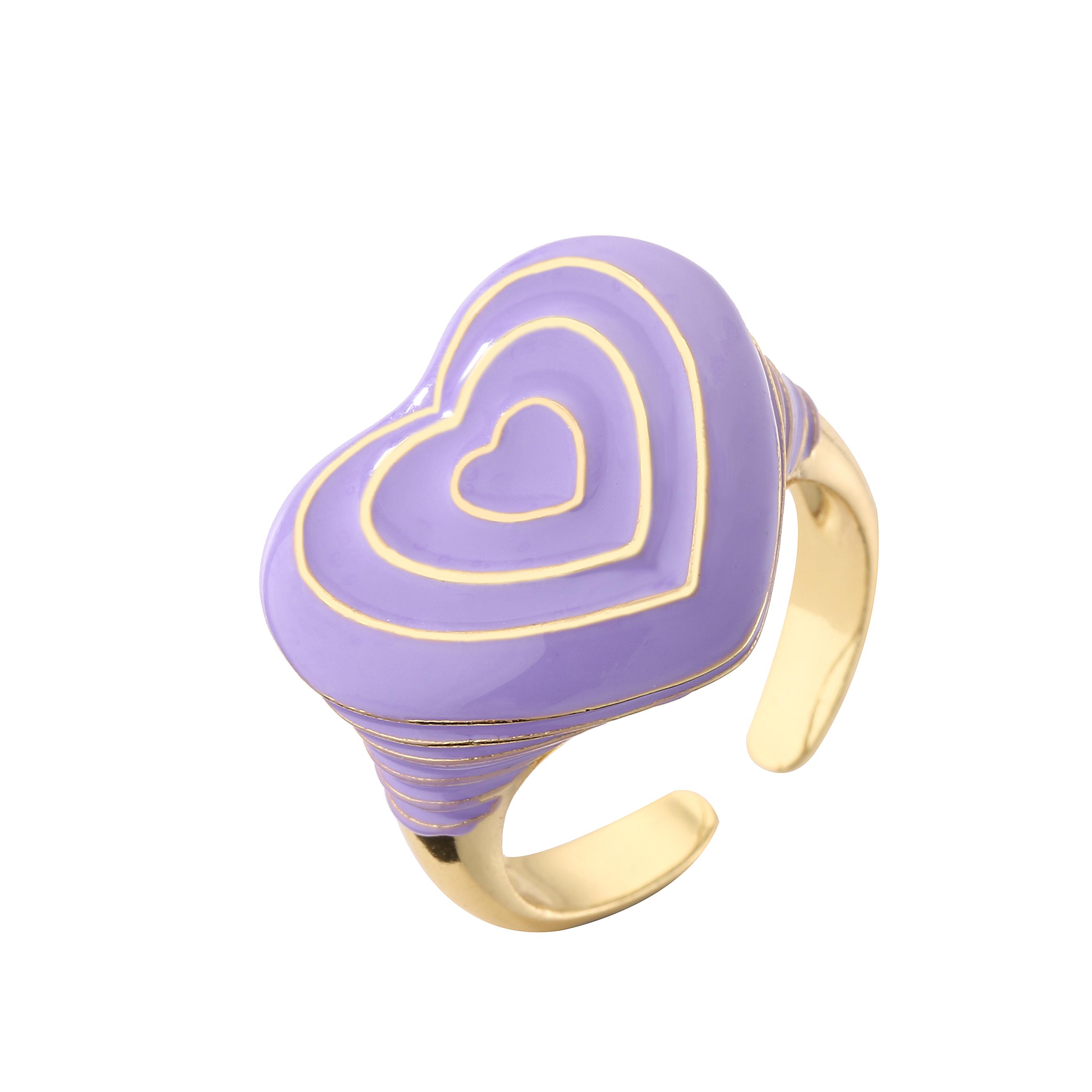 HECHENG,Rainbow Enamel Dripping Oil Heart Rings For Women Copper Gold Color Punk Rings Trendy Zircon Adjustable
HECHENG,Rainbow Enamel Dripping Oil Heart Rings For Women Copper Gold Color Punk Rings Trendy Zircon Adjustable