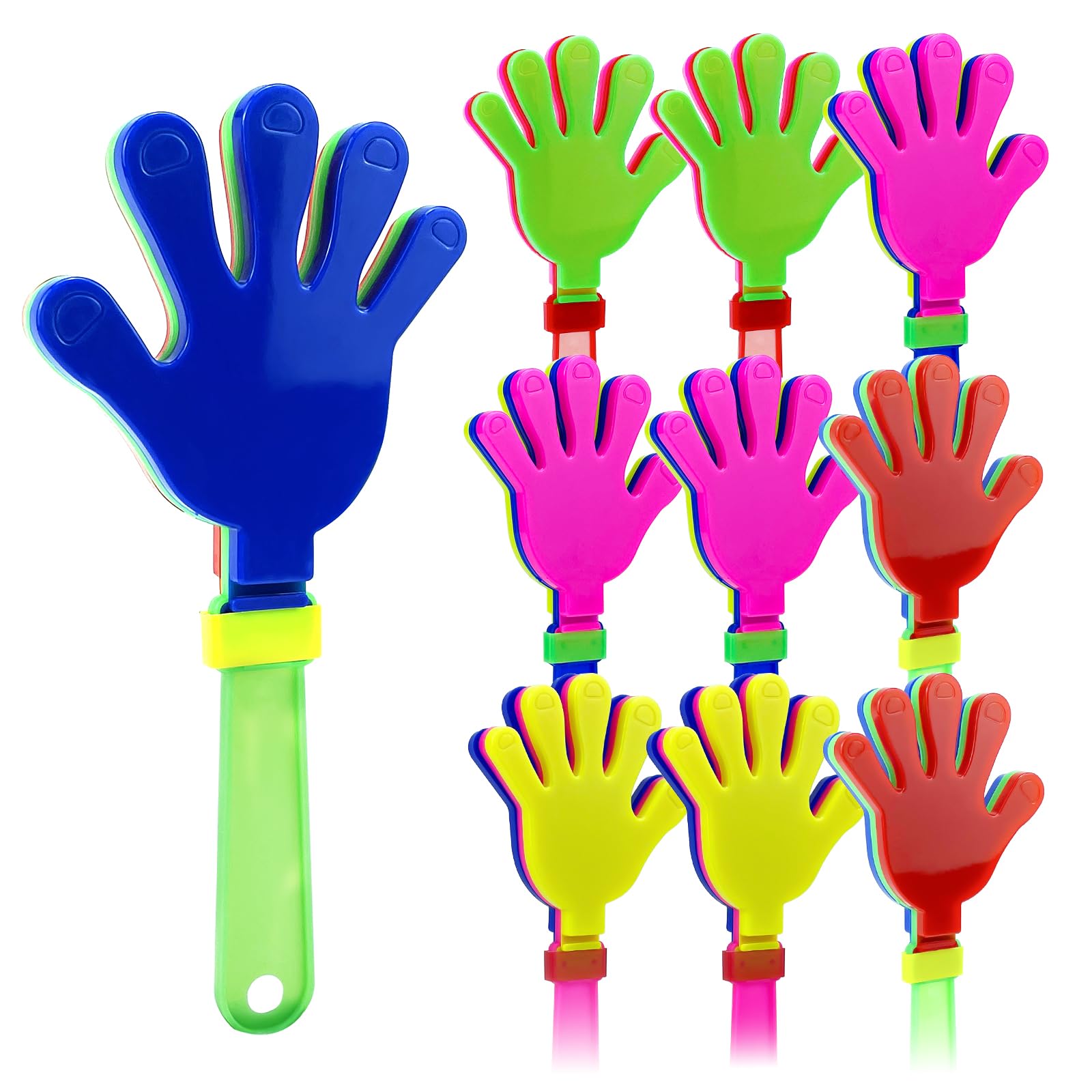 Хуан Ем Трещотки-хлопушки, Хлопалки, Набор из 10 штук, для поддержки, Удобные хлопалки, Устройство для аплодисментов, Игрушка-хлопушка, Реквизит для поддержки
Хуан Ем Трещотки-хлопушки, Хлопалки, Набор из 10 штук, для поддержки, Удобные хлопалки, Устройство для аплодисментов, Игрушка-хлопушка, Реквизит для поддержки