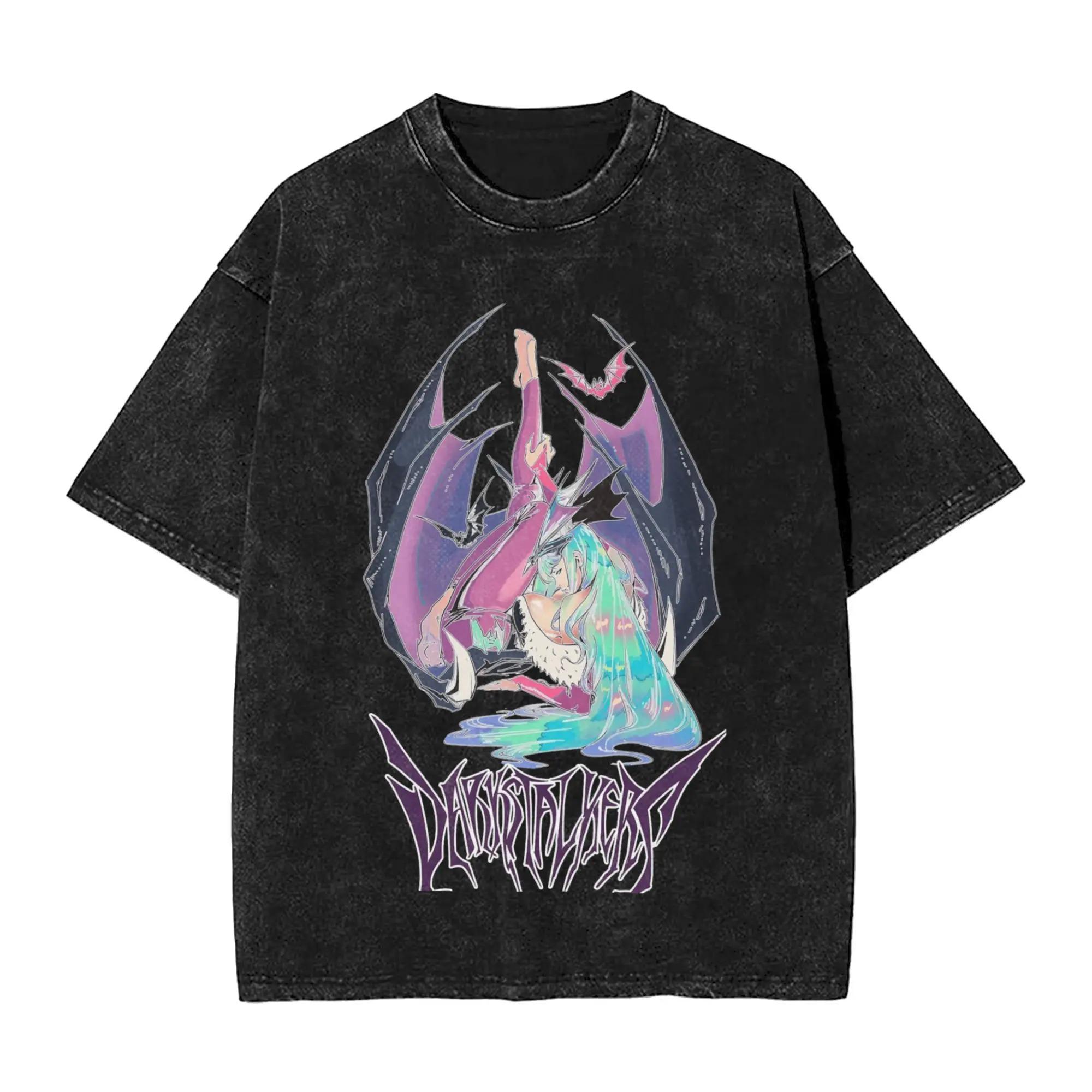 Classic Game Vampire Morrigan Aensland Graphic Print TShirt Unisex Women Vintage Washed Cotton Summer Tee Harajuku Oversized Tops 2XL
Classic Game Vampire Morrigan Aensland Graphic Print TShirt Unisex Women Vintage Washed Cotton Summer Tee Harajuku Oversized Tops 2XL