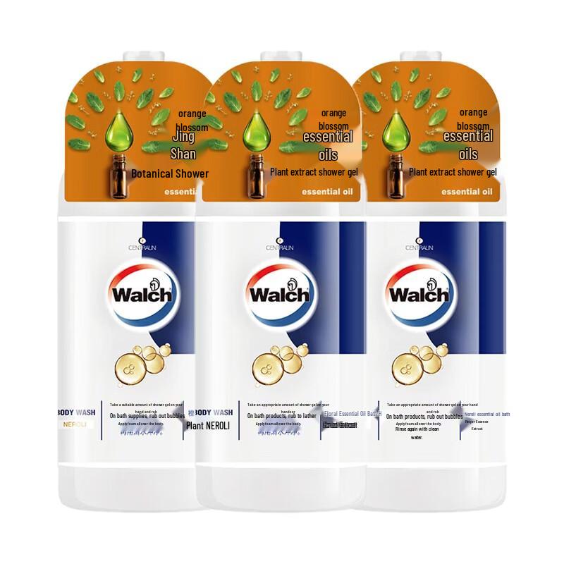 Walch Orange Blossom Essential Oil Shower Gel 3-Pack
Walch Orange Blossom Essential Oil Shower Gel 3-Pack