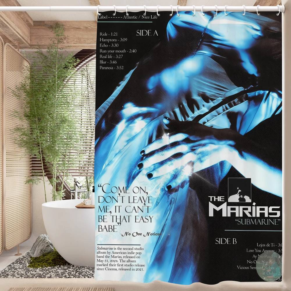 American Indie Pop Band The M-Marias Waterproof Fabric Shower Curtain Bathroom Curtain Home Hawaiian Style Shower Curtain W60H190(CM)-1 Pcs
American Indie Pop Band The M-Marias Waterproof Fabric Shower Curtain Bathroom Curtain Home Hawaiian Style Shower Curtain W60H190(CM)-1 Pcs