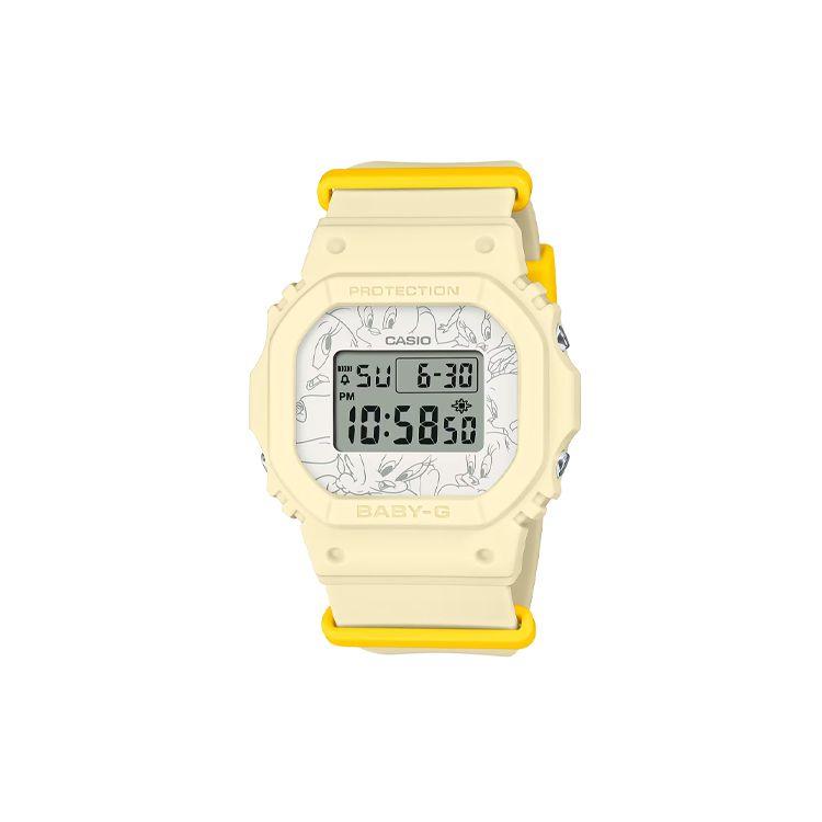 Casio Baby-G Tweety Collaboration Special Back Engraving LED Light 100M Waterproof Quartz Movement Resin Strap Unisex Watches Gray BGD-565TW-5JR Yellow Watch Case
Casio Baby-G Tweety Collaboration Special Back Engraving LED Light 100M Waterproof Quartz Movement Resin Strap Unisex Watches Gray BGD-565TW-5JR Yellow Watch Case
