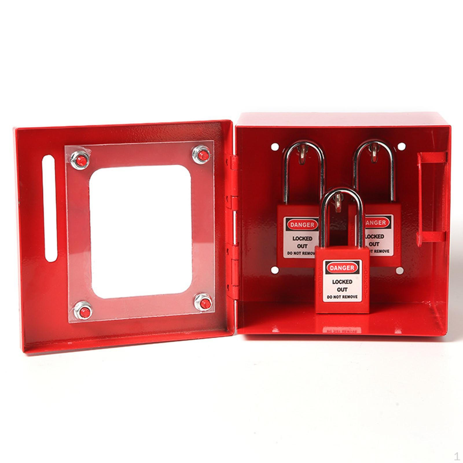 Wall-mounted Lockout Box with Transparent Panel, Quality Locking System for Industrial And Red
Wall-mounted Lockout Box with Transparent Panel, Quality Locking System for Industrial And Red