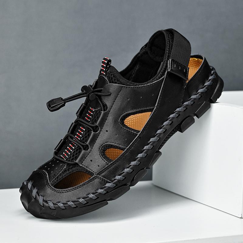 Мужские летние сандалии, новые повседневные кожаные пляжные сандалии, мужская обувь, бесплатная доставка, дышащие удобные мягкие римские мужские сандалии 46
Мужские летние сандалии, новые повседневные кожаные пляжные сандалии, мужская обувь, бесплатная доставка, дышащие удобные мягкие римские мужские сандалии 46