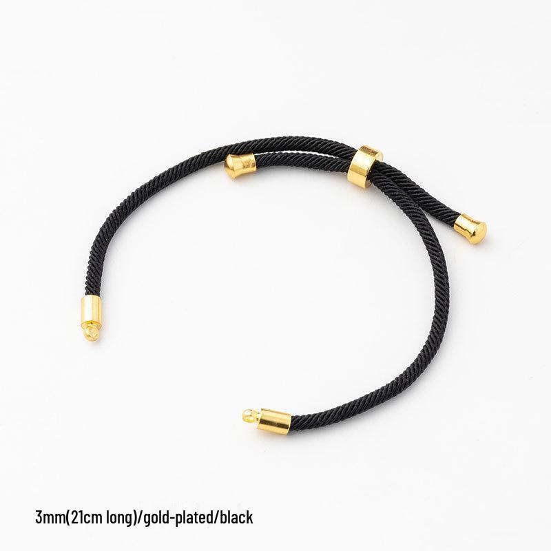 Регулируемый плетеный нейлоновый шнурок для браслета с золотым покрытием для мужчин и женщин
Регулируемый плетеный нейлоновый шнурок для браслета с золотым покрытием для мужчин и женщин