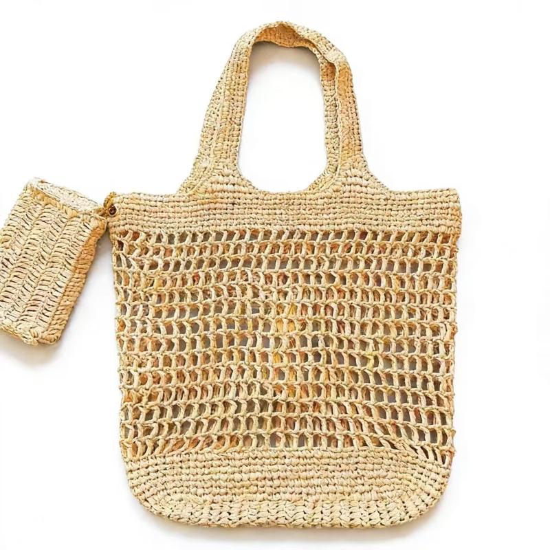French Hollow Crochet Straw Tote Bag With Matching Pouch Large Capacity Shoulder Bag Beach Trips Boho Summer Style Woven Handbag коричневый
French Hollow Crochet Straw Tote Bag With Matching Pouch Large Capacity Shoulder Bag Beach Trips Boho Summer Style Woven Handbag коричневый