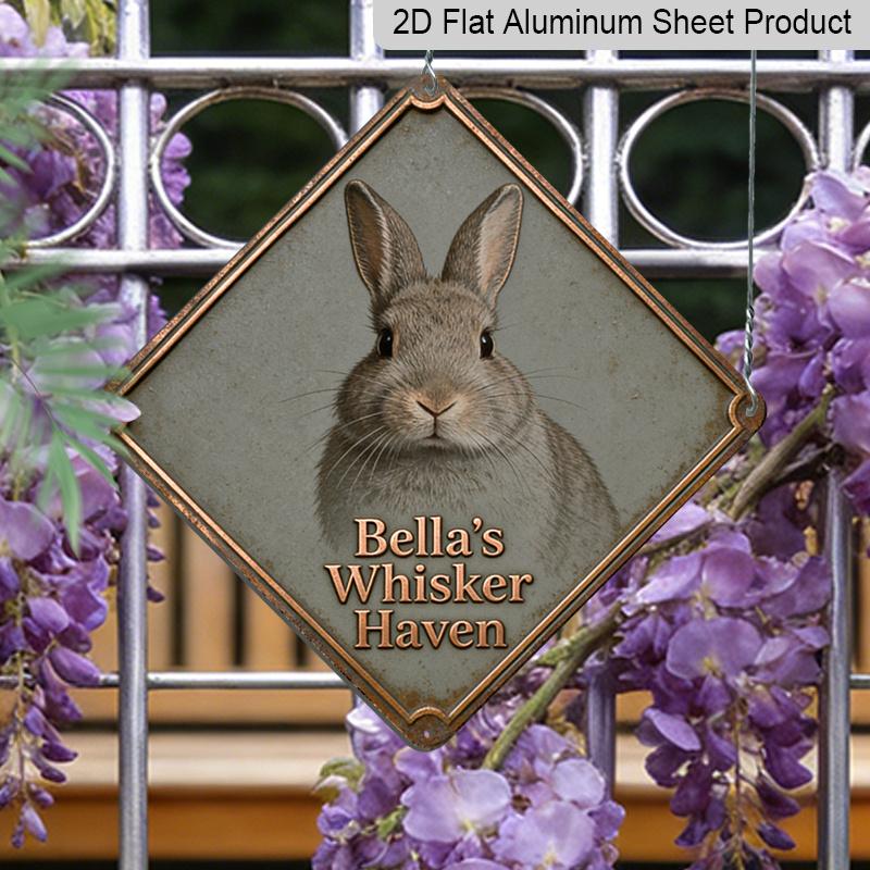2D Flat, 1pc Rabbit-Themed Vintage Metal Wall Sign - Rabbit Decor, Retro Rabbit Aluminum Plaque Suitable for Living Room, Study, Hallway, Studio 20*20cm
2D Flat, 1pc Rabbit-Themed Vintage Metal Wall Sign - Rabbit Decor, Retro Rabbit Aluminum Plaque Suitable for Living Room, Study, Hallway, Studio 20*20cm