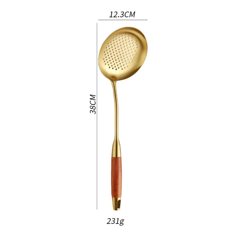 ZISIZ Pear Wood Handle Slotted Spoon Set
ZISIZ Pear Wood Handle Slotted Spoon Set