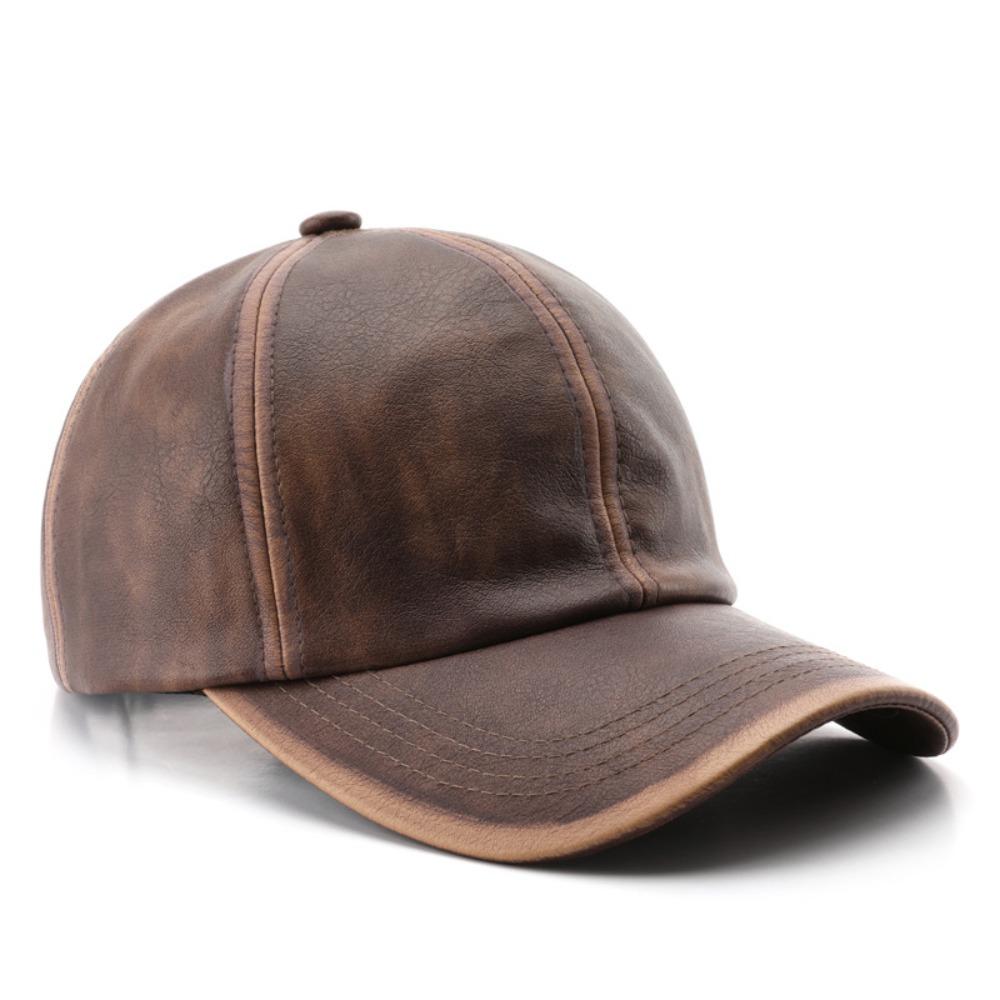 Casual Washed Leather Dad Hat Distressed Baseball Hats Retro Faux Leather Baseball Cap Women Men кавовий
Casual Washed Leather Dad Hat Distressed Baseball Hats Retro Faux Leather Baseball Cap Women Men кавовий
