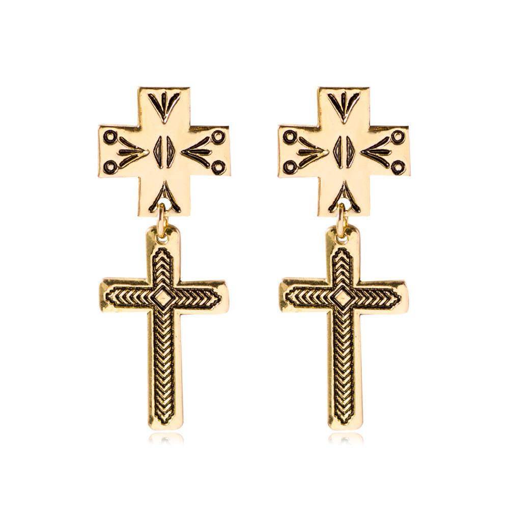 Alloy Cross Chic Earrings For Women Elegant Vintage Dangle Jewelry Accessories золотой
Alloy Cross Chic Earrings For Women Elegant Vintage Dangle Jewelry Accessories золотой