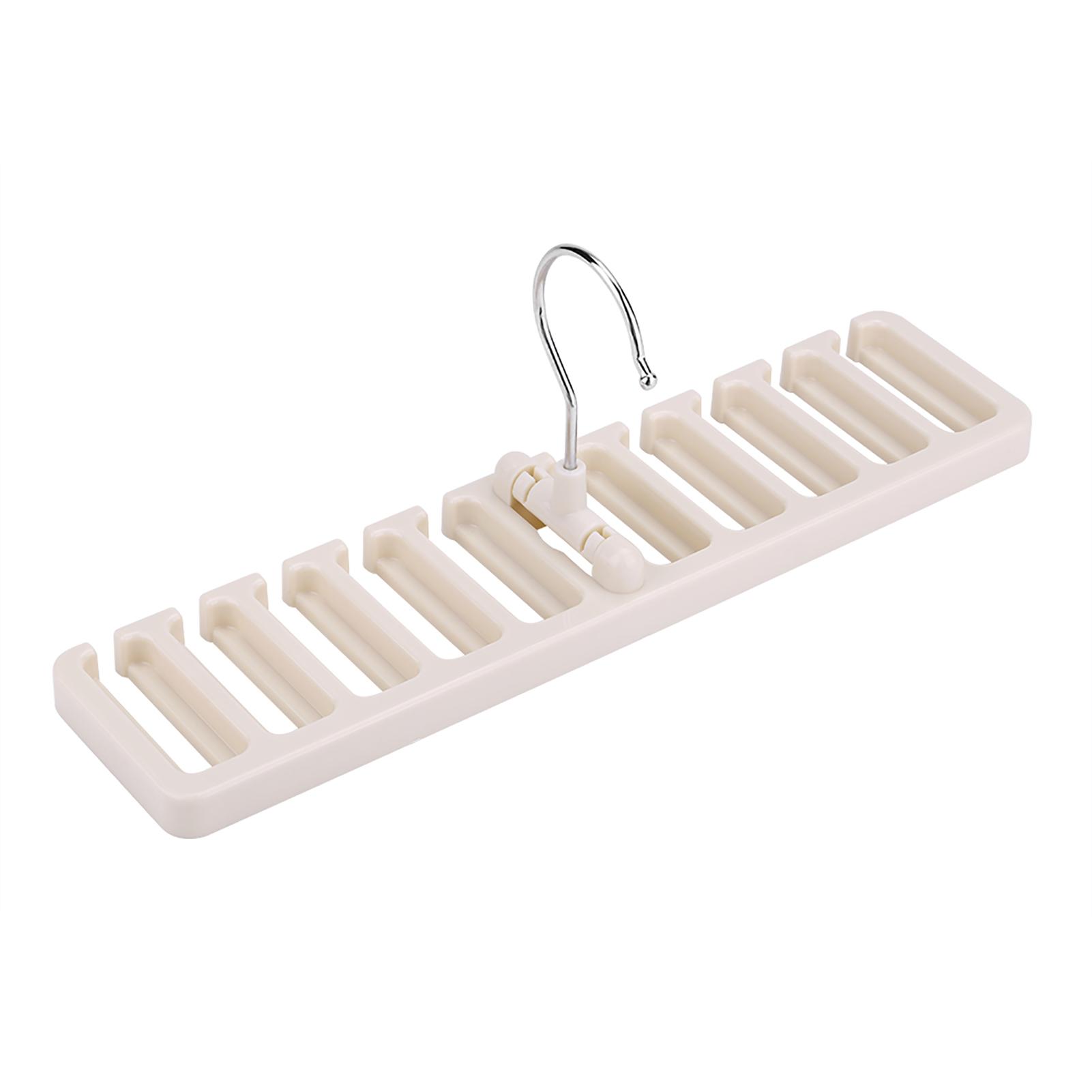 10 Slot Tie Belt Scarf Rack Organizer Sturdy Plastic Closet Wardrobe Space Saver Beige
10 Slot Tie Belt Scarf Rack Organizer Sturdy Plastic Closet Wardrobe Space Saver Beige
