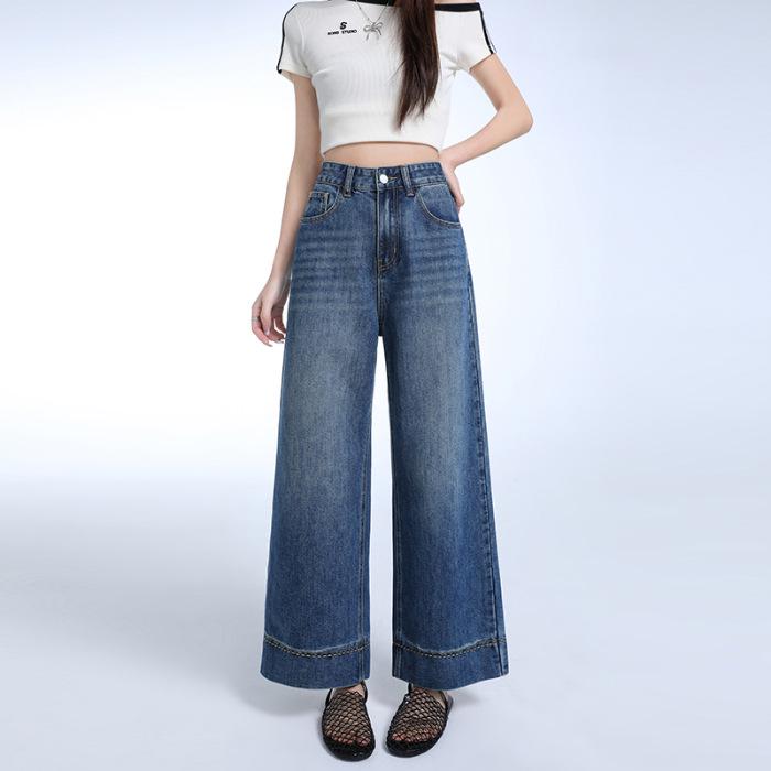 Minghai High-Waisted Beaded Wide-Leg Grandma Jeans Large
Minghai High-Waisted Beaded Wide-Leg Grandma Jeans Large