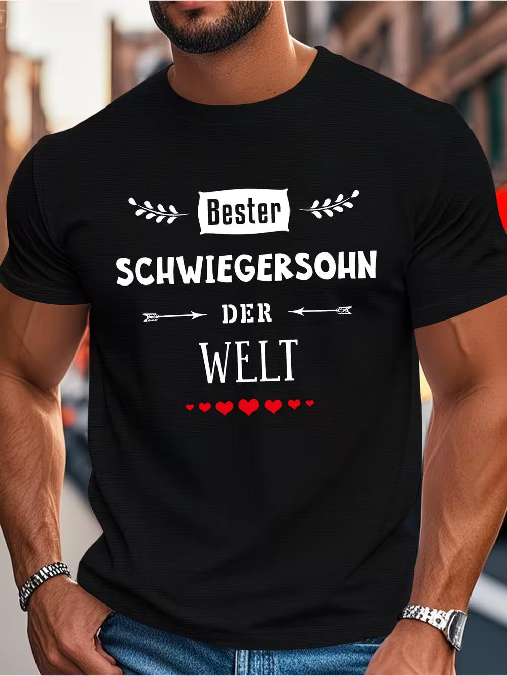 A Fun German T-Shirt That Says World S Best Son-In-Law XL
A Fun German T-Shirt That Says World S Best Son-In-Law XL